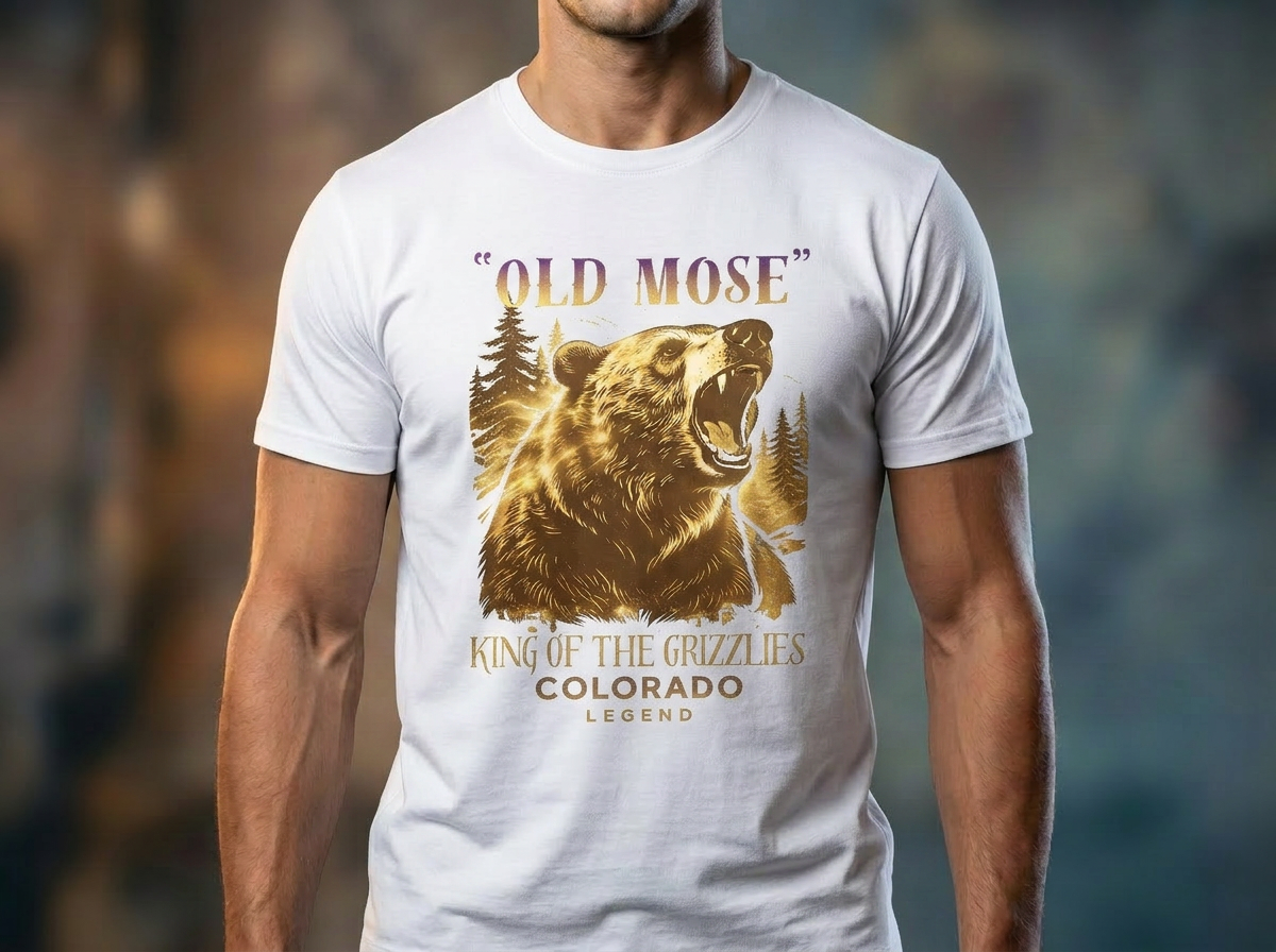 Old Mose — King of the Grizzlies Tee