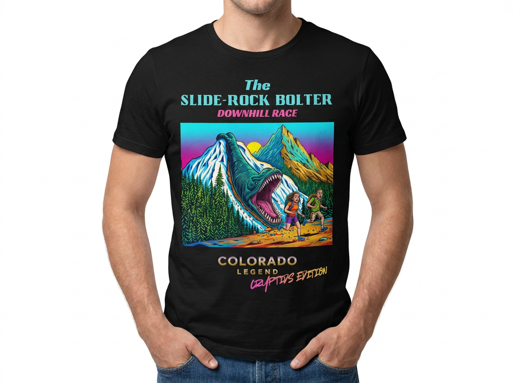 The Slide-Rock Bolter Downhill Race T