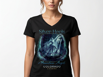 Colorado Legend Silver Heels Ladies Top